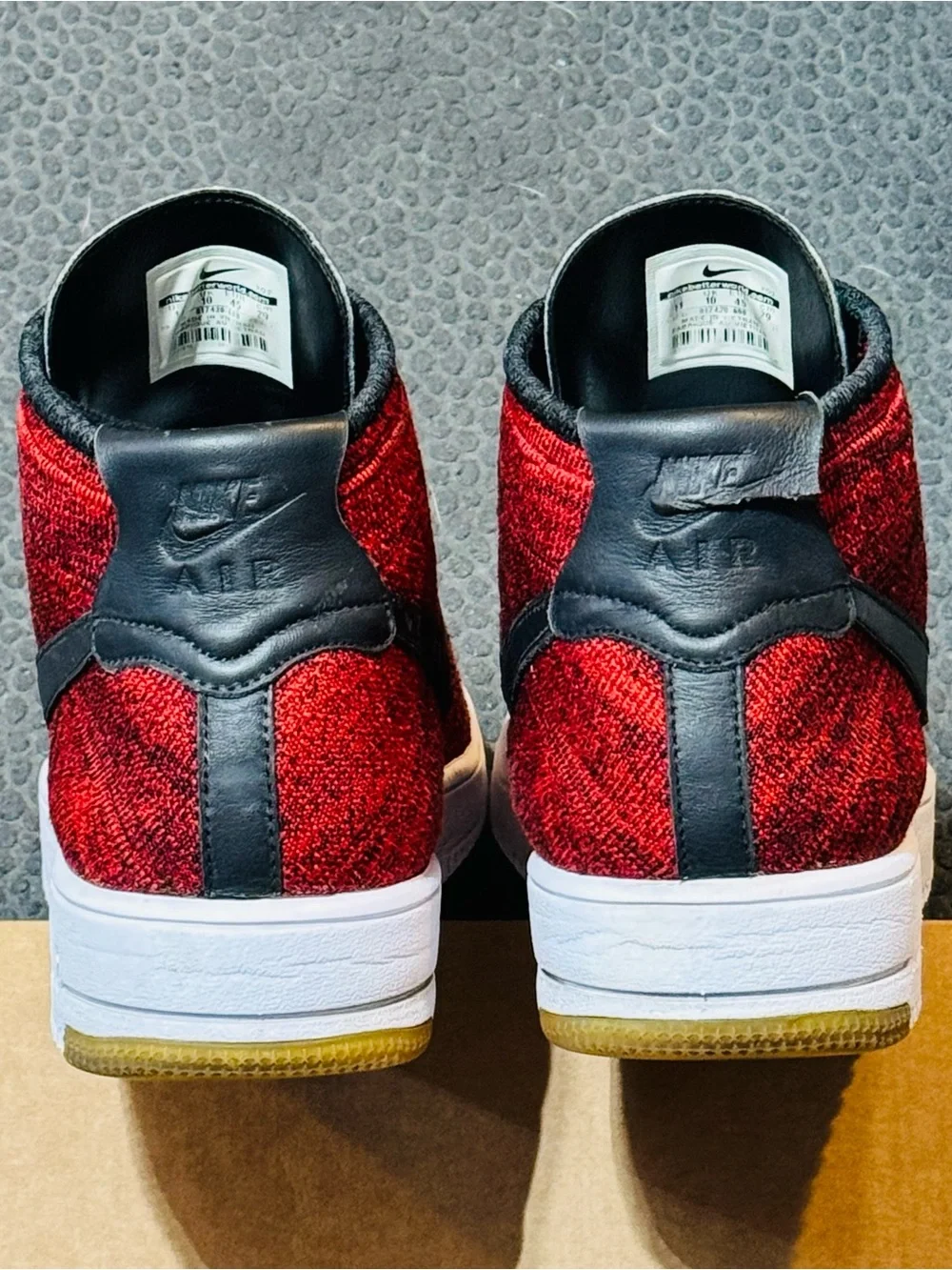 Nike Air Force 1 Ultra Flyknit Mid ‘University Red Black’ 2016 (Sz 11M)
